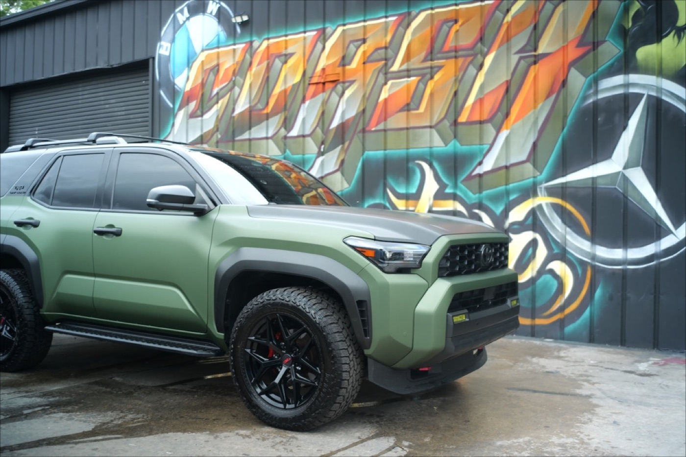 Matte army green. Toyota 4Runner TRD. Corsa Automotive, Orlando.