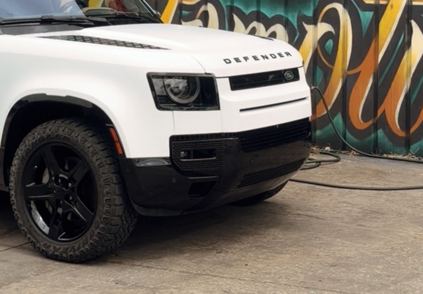 Full colour change. Land Rover Defender. Corsa Automotive, Orlando.